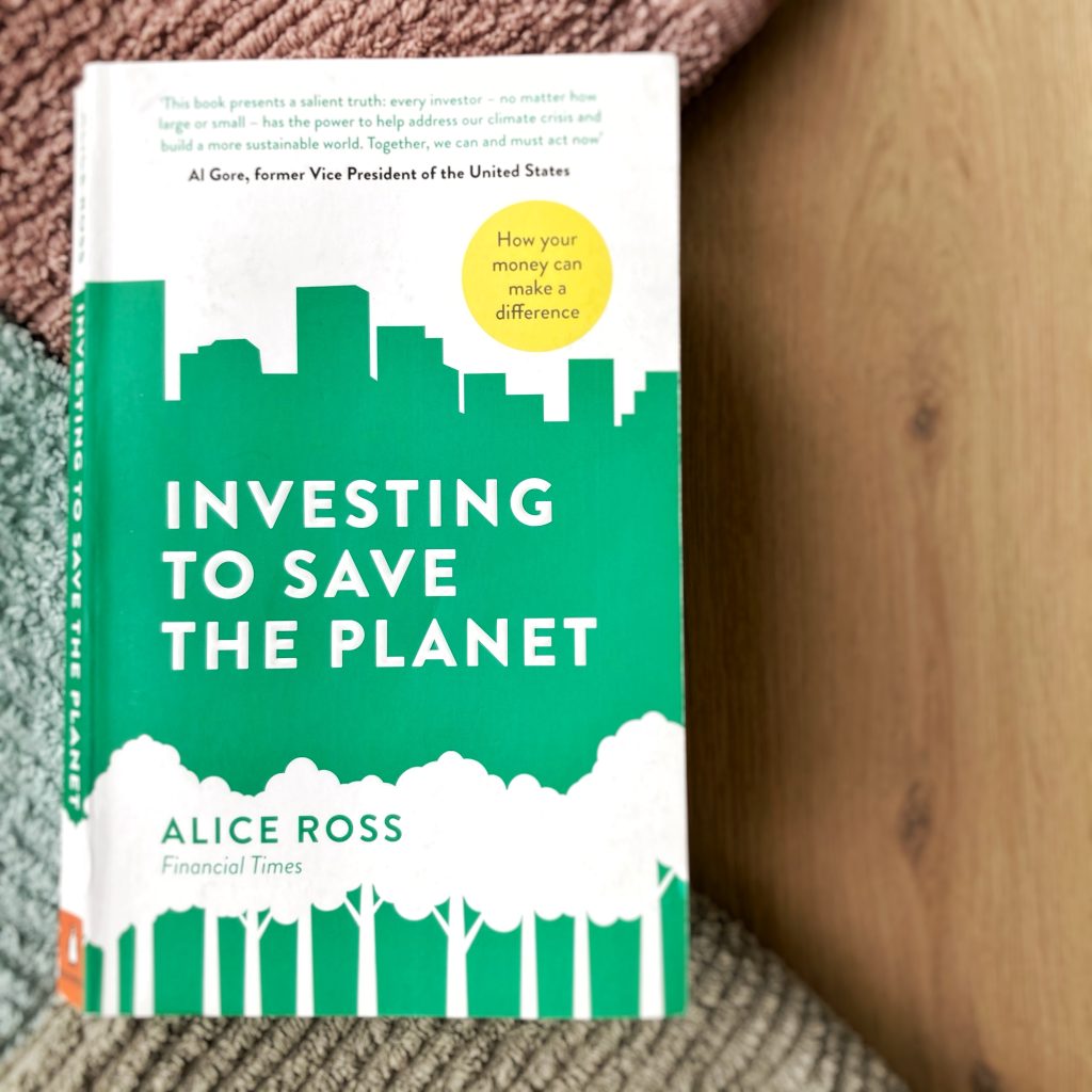 cover of 'investing to save the planet'